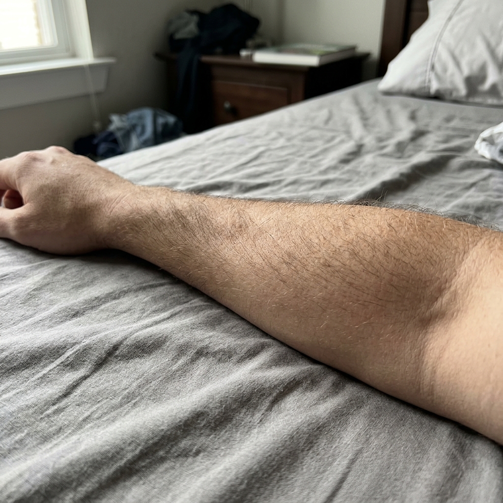 Bare skin arm before tattoo